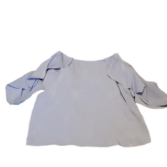 BLUE BLUSH Off Shoulder Ruffle Camisole S - Picture 2 of 4